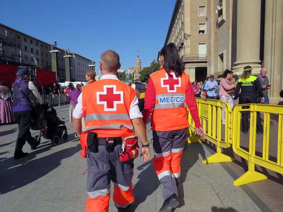 La mayor&iacute;a de asistencias registradas por Cruz Roja Zaragoza en las &uacute;ltimas 48 horas corresponde a traumatismos
