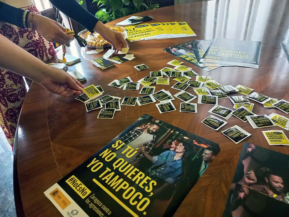 Campa&ntilde;a No es no Pilares Zaragoza