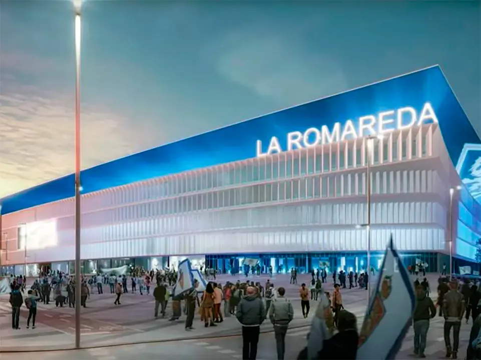 Recreaci&oacute;n de La Nueva Romareda