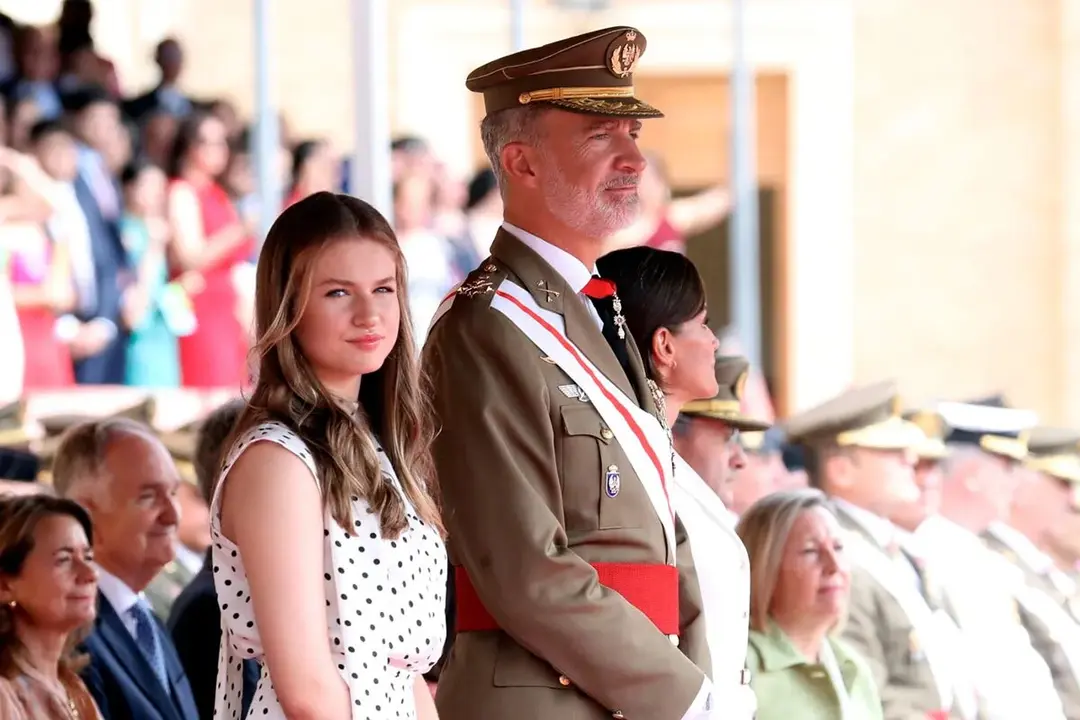 princesa Leonor y Rey Felipe VI