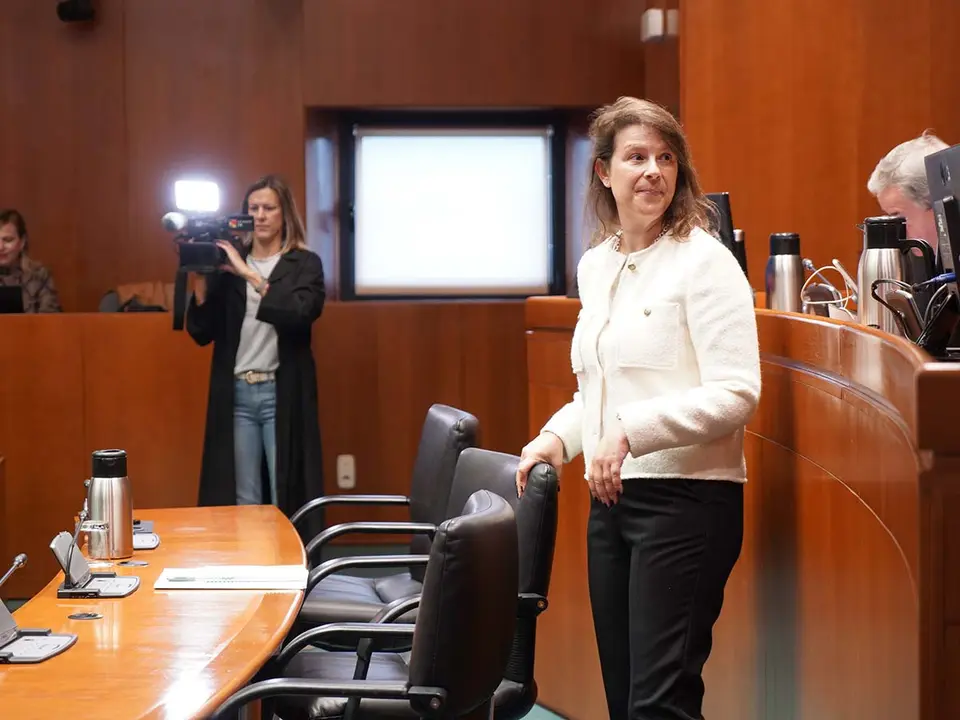 La directora general de Gesti&oacute;n Forestal ha detallado sus l&iacute;neas de actuaci&oacute;n para la legislatura. Foto: Cortes de Arag&oacute;n