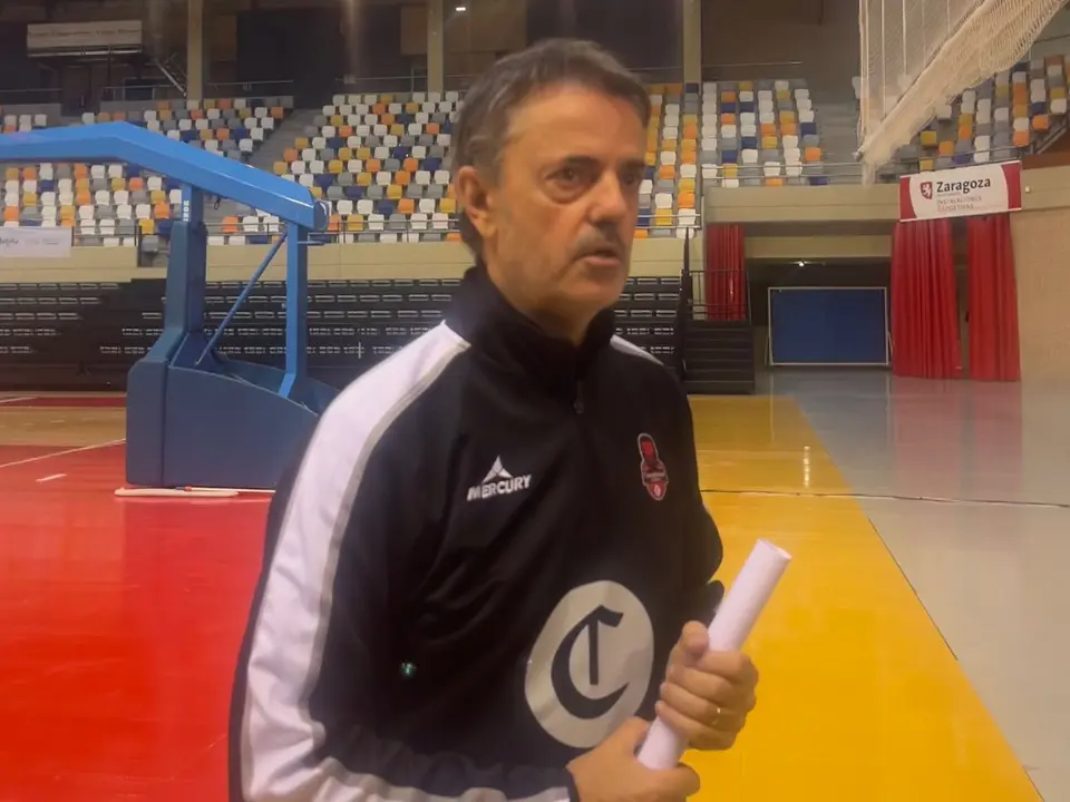 Porfirio Fisac ha comparecido ante los medios en la previa del choque ante el Bilbao Basket
