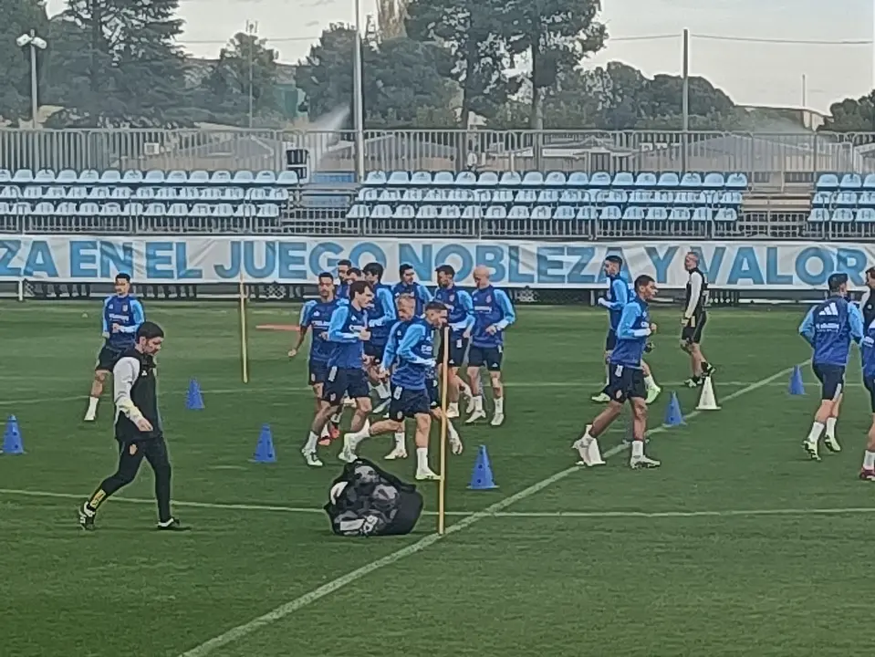 Entrenamiento del Real Zaragoza