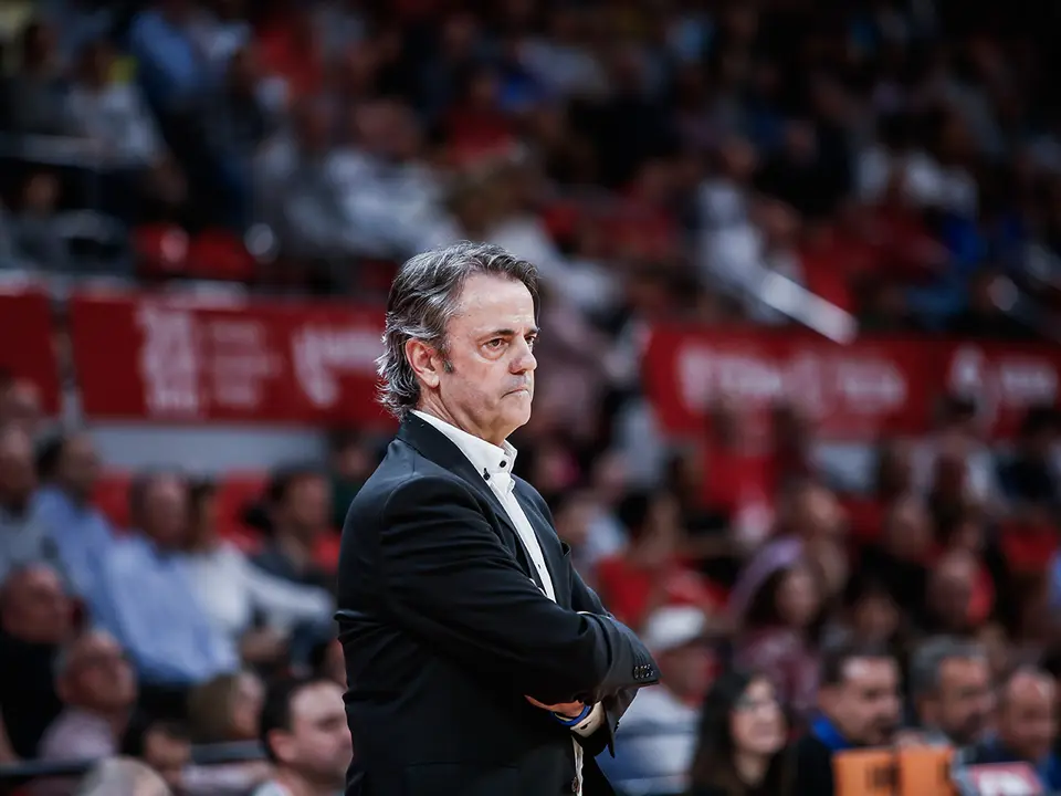 Fisac ha detallado que ha hablado con el jugador pero no comentar&aacute; nada p&uacute;blicamente. Fotograf&iacute;a: Casademont Zaragoza.