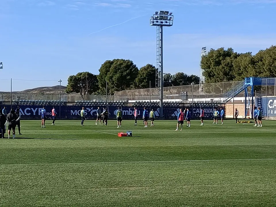 Entrenamiento en la Ciudad Deportiva