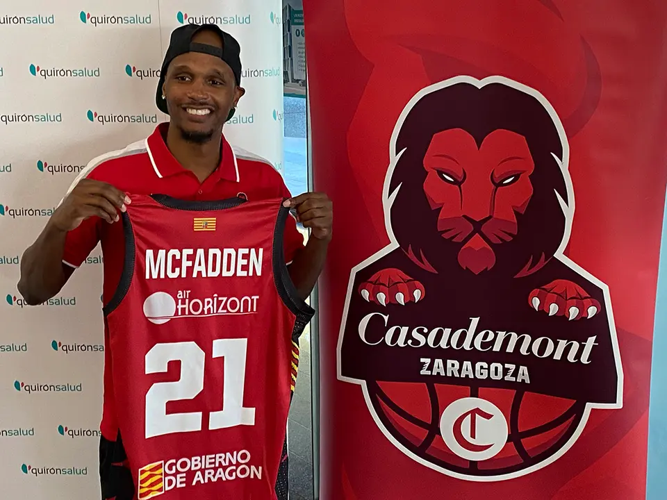 Cabe destacar que McFadden, a sus 36 a&ntilde;os, es junto a Andrea Cinciarini el hombre m&aacute;s veterano de la plantilla.