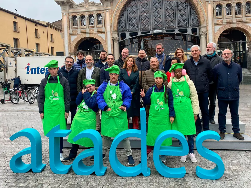 El Mercado Central de Zaragoza ha sido el lugar escogido para la presentaci&oacute;n de la VIII Gala Ben&eacute;fica del Club Inclucina y Atades.