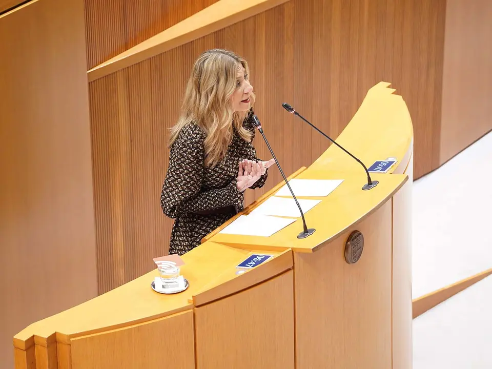 El debate entre Mar Vaquero y Marta Gast&oacute;n ha dejado uno de los momentos m&aacute;s tensos del viernes. Foto: Cortes de Arag&oacute;n