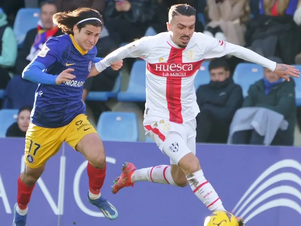 El Huesca cae en Andorra por la m&iacute;nima en el &uacute;ltimo minuto reglamentario