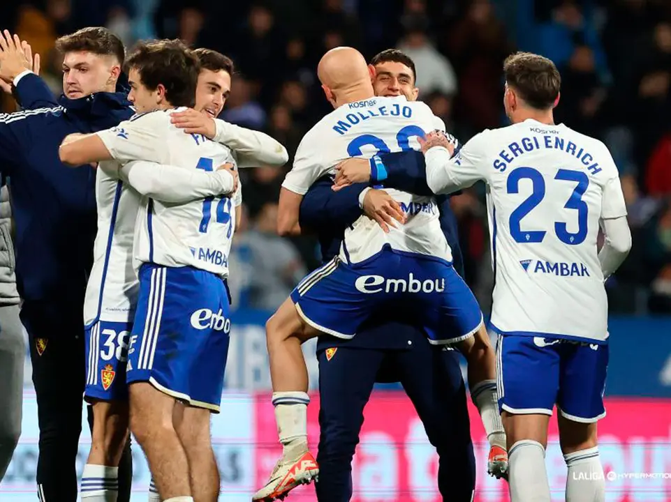 Celebraci&oacute;n del Real Zaragoza contra el Legan&eacute;s