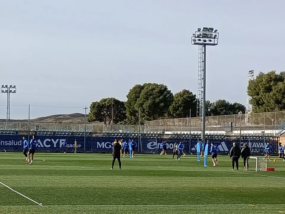 Entrenamiento del Real Zaragoza