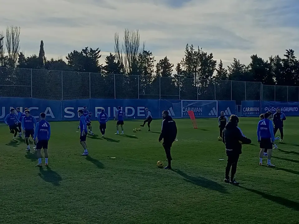 Entrenamiento del Real Zaragoza