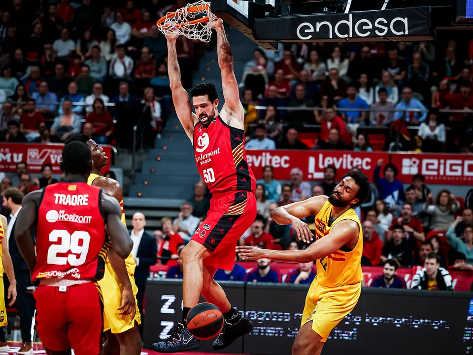 El triunfo ante el Palencia significar&iacute;a la tercera victoria consecutiva en Liga. Fotograf&iacute;a: Casademont Zaragoza.