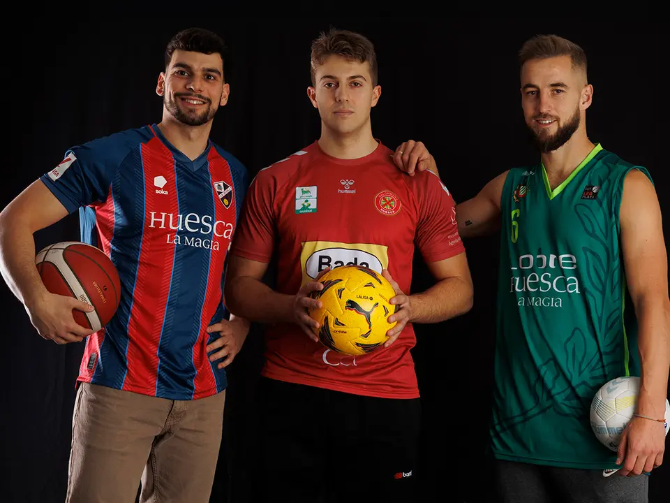 SD Huesca, Bada Huesca y Lobe Huesca juegan contra el c&aacute;ncer el 7 de enero a las 19:.00 horas en el Palacio de Deportes de Huesca. Fotograf&iacute;a:  Asociaci&oacute;n Contra el C&aacute;ncer.
