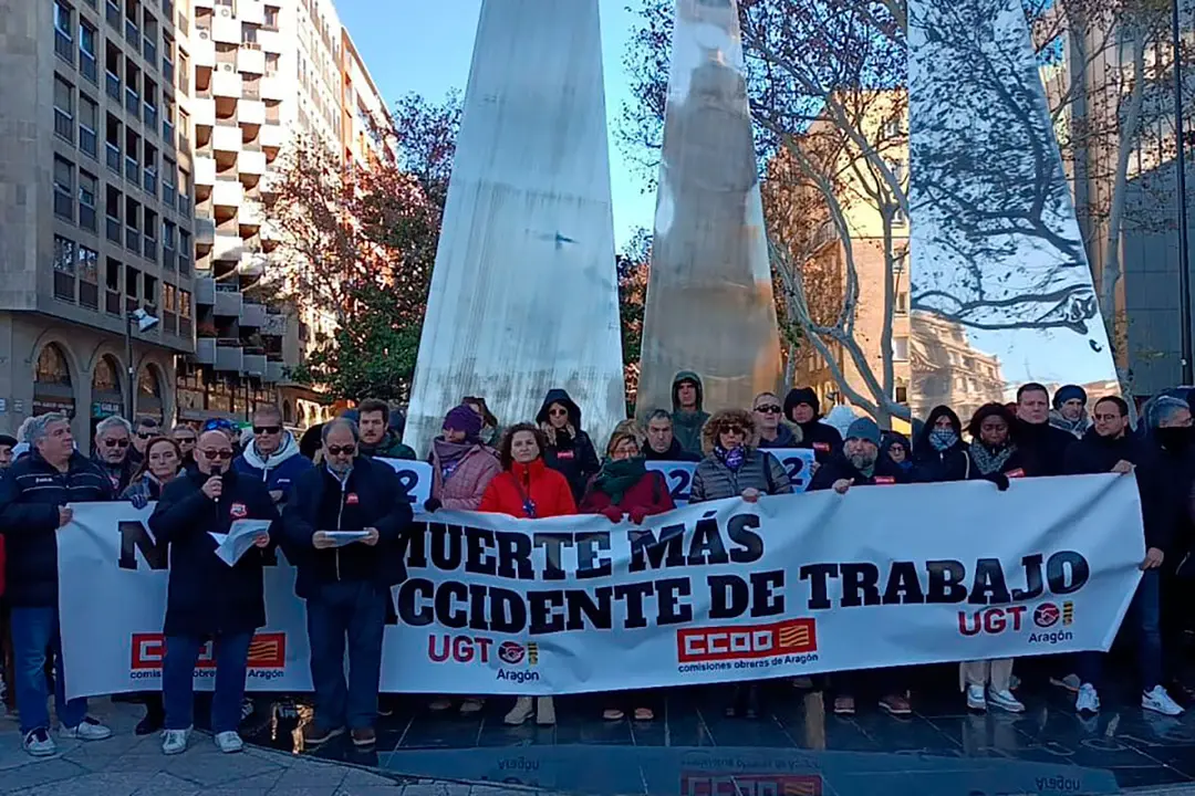 El a&ntilde;o 2023 dej&oacute; un total de 36 trabajadores fallecidos por accidente laboral en Arag&oacute;n, 12 m&aacute;s que en el a&ntilde;o anterior.