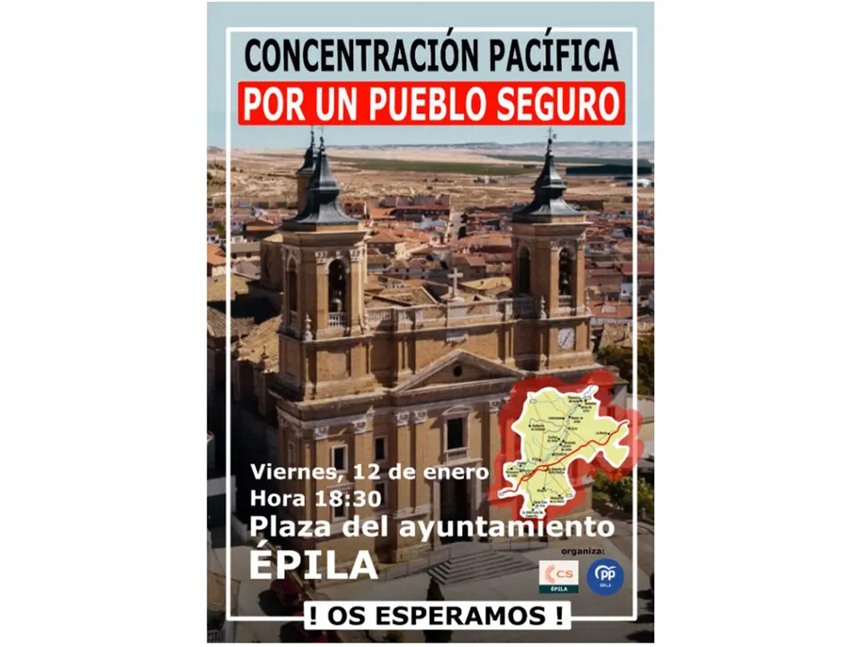 La concentraci&oacute;n tendr&aacute; lugar a partir de las 18.30 horas en la plaza del Ayuntamiento