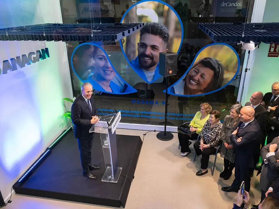 El presidente ha asistido a la inauguraci&oacute;n de la nueva sede de Anagan. Foto: DGA