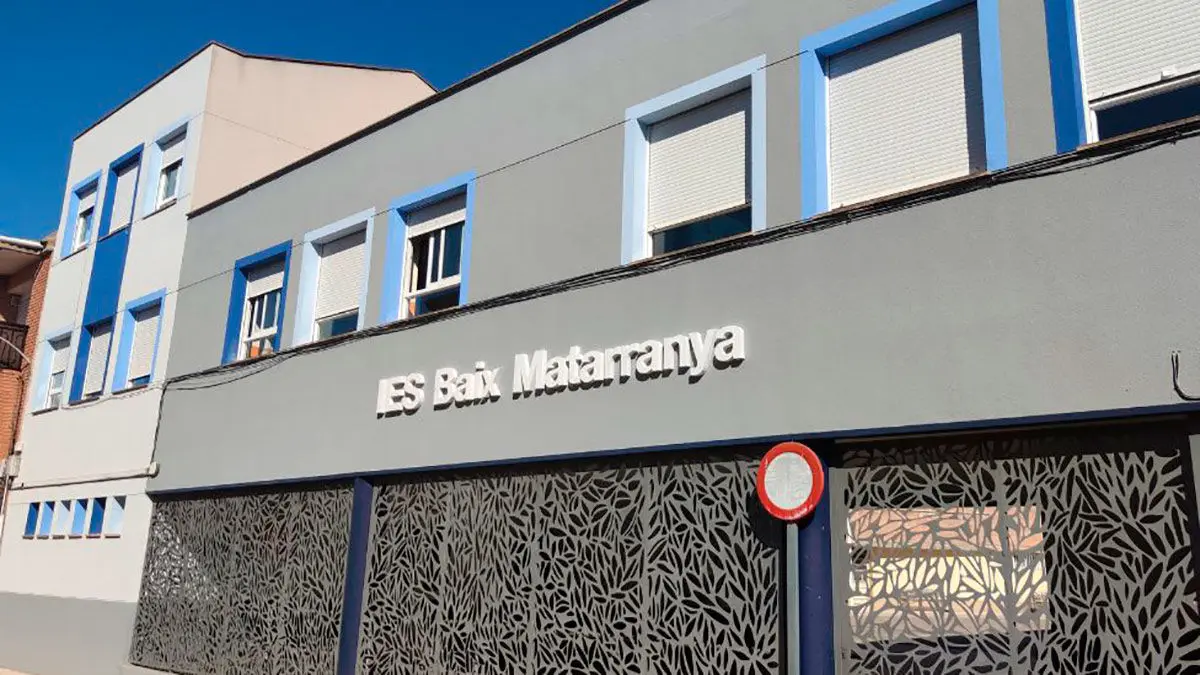 El IES Baix Matarranya cuenta con 154 alumnos de las localidades de Maella, Fabara y Nonaspe