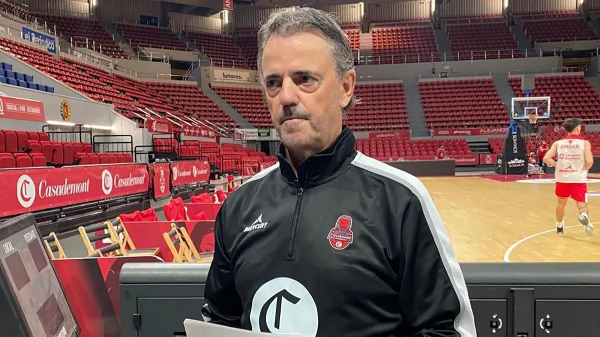 Porfirio analiza el encuentro ante el Barcelona.