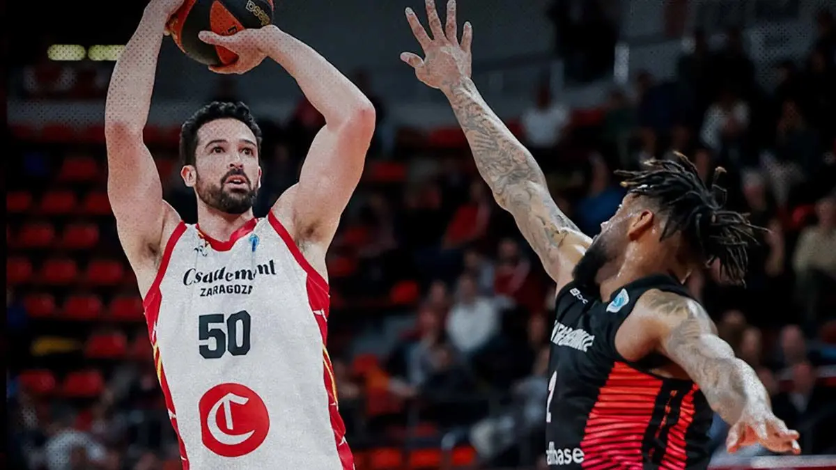 Tras la derrota, Casademont tiene pie y medio fuera de Europa. Foto: Basket Zaragoza