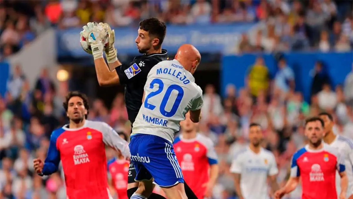 El Real Zaragoza cay&oacute; en el estreno de V&iacute;ctor frente al Espanyol y logr&oacute; la primera victoria ante el Tenerife. Foto: LaLiga