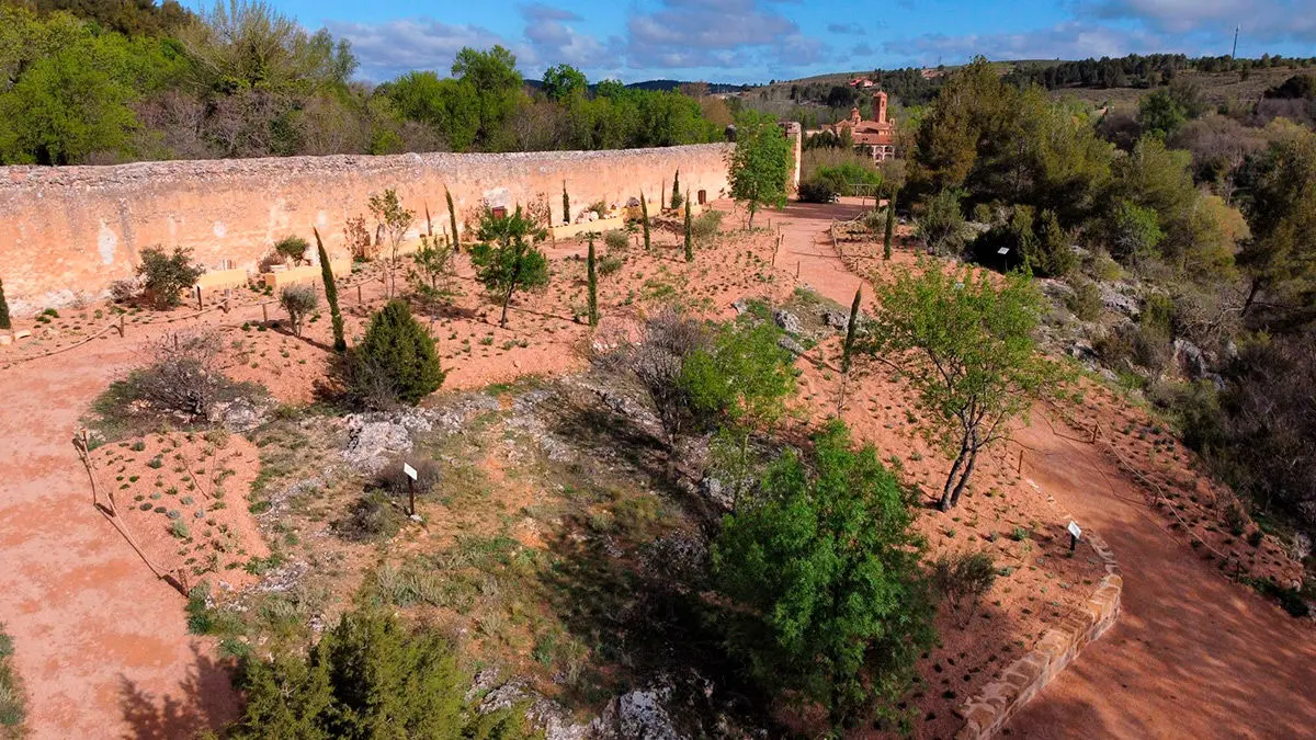 Para el ajardinado se han seleccionado especies aut&oacute;ctonas. Foto: Monasterio de Piedra