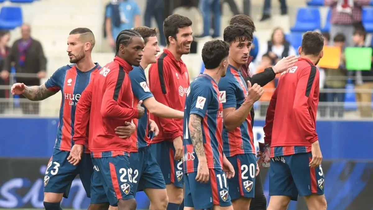 La S.D. Huesca tiene un nuevo r&eacute;cord ante el Racing de Ferrol. Foto: S.D. Huesca.