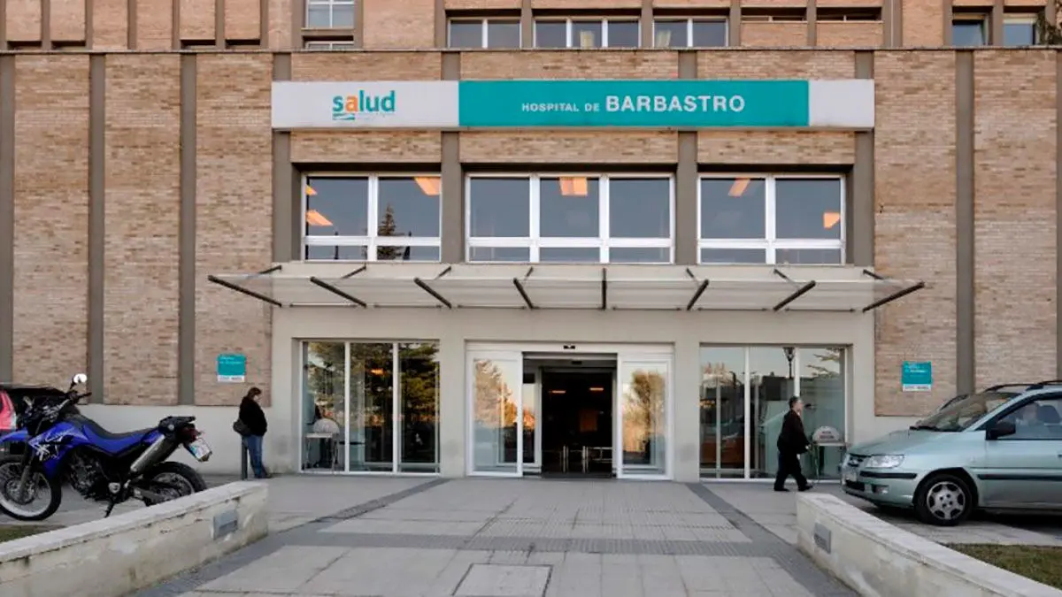 Fachada del Hospital de Barbastro. Foto: Gobierno de Arag&oacute;n