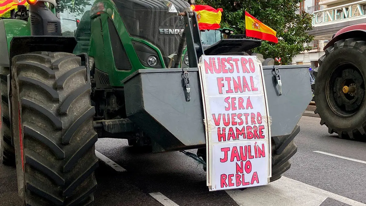 Tractoradas en Zaragoza en 2024
