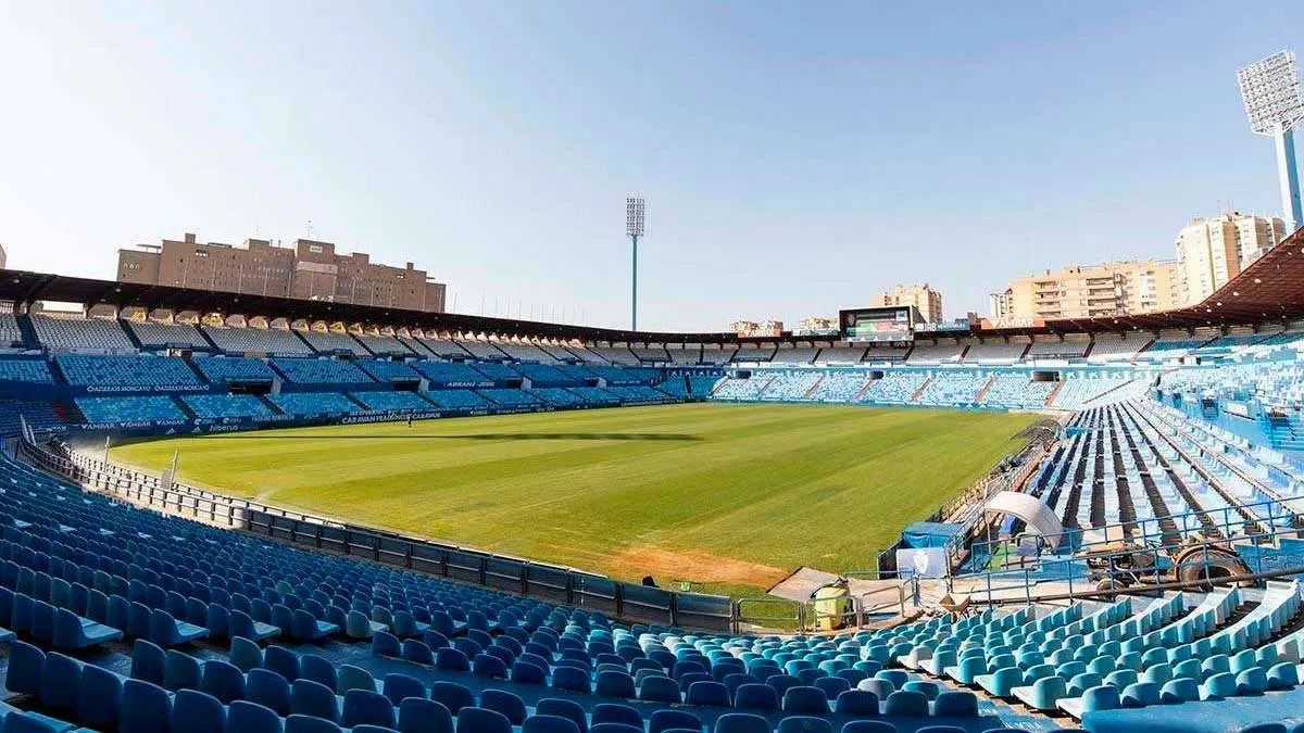 Imagen de archivo del Gol Sur de La Romareda