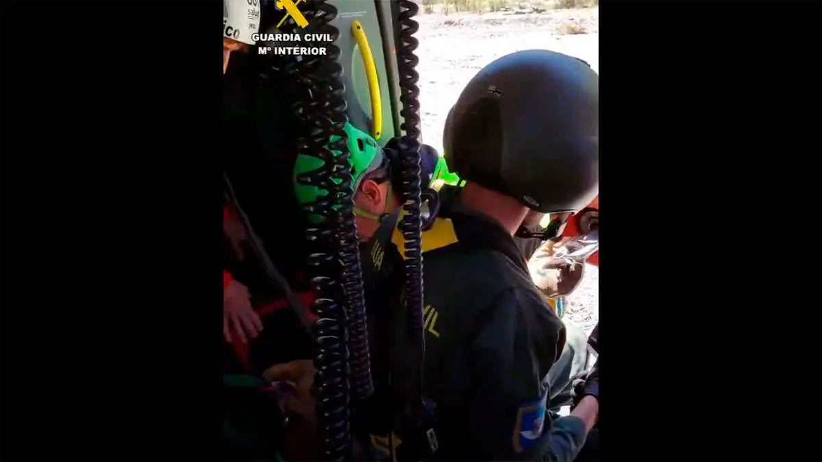 Operativo de rescates de la Guardia Civil