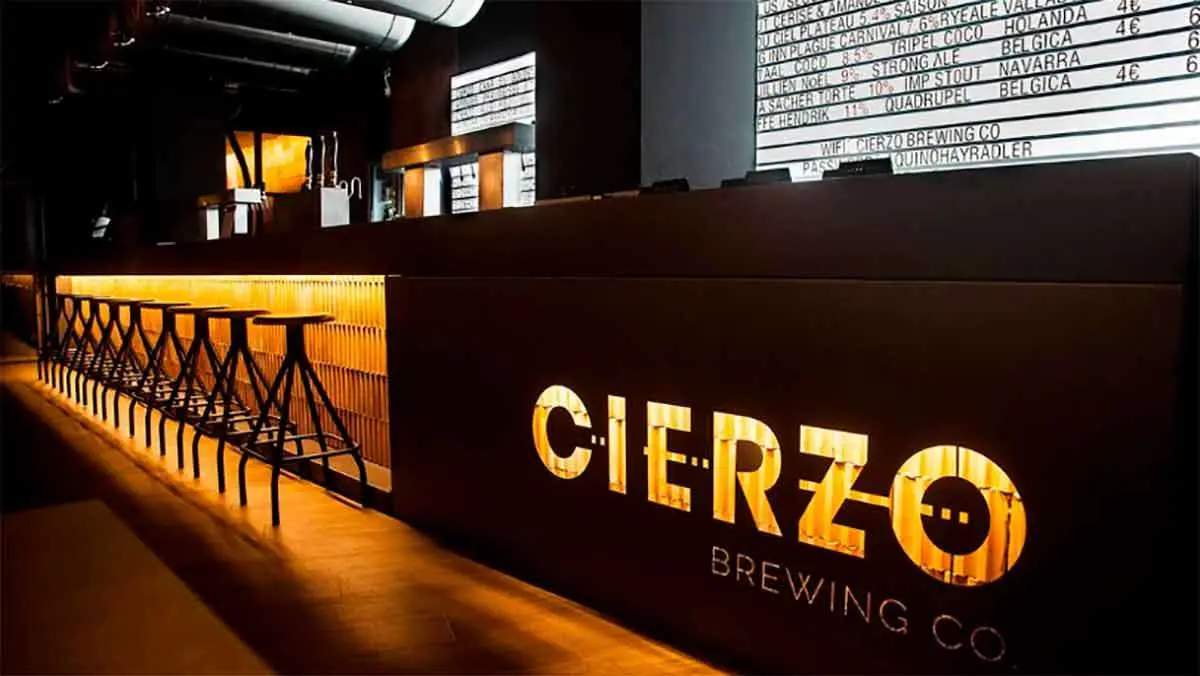 El local abri&oacute; en la calle Josefa Amar y Borb&oacute;n en 2018. Foto: Cierzo Brewing
