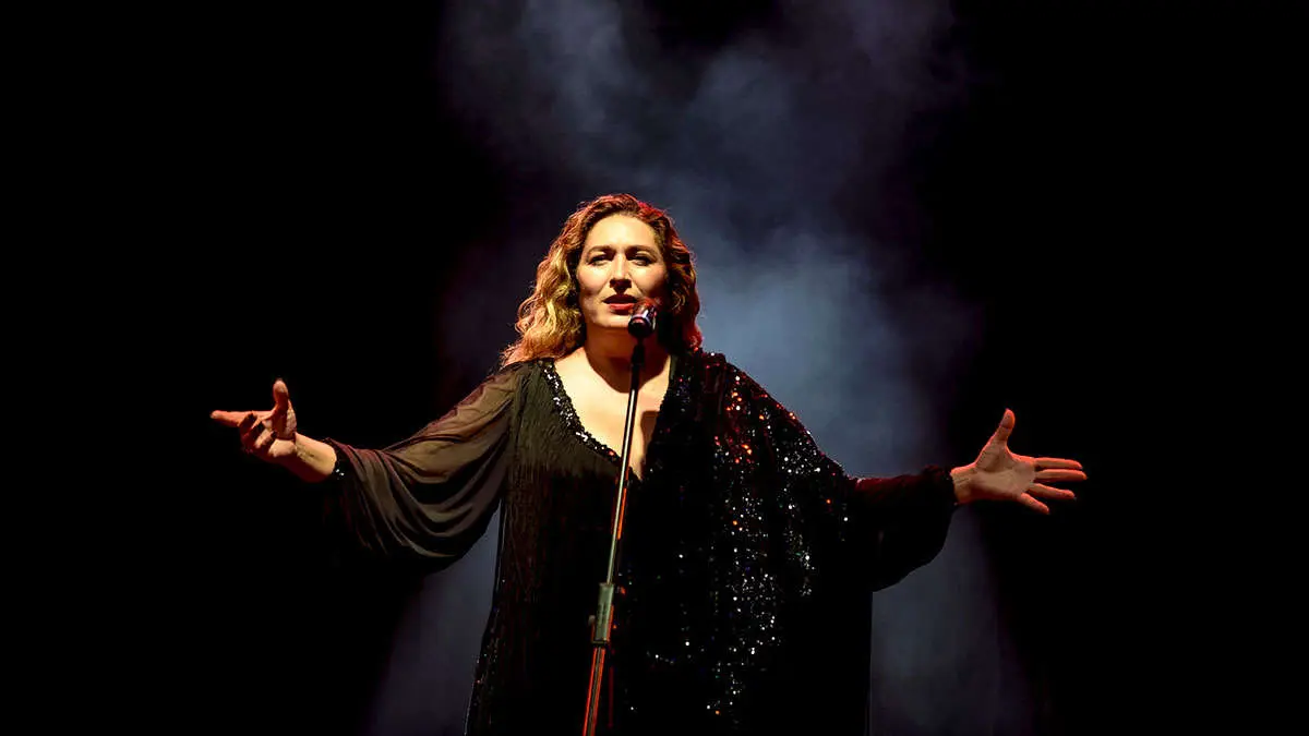 Estrella Morente se luci&oacute; en la primera noche del Pirineos Sur. Foto: Jaime Oriz.
