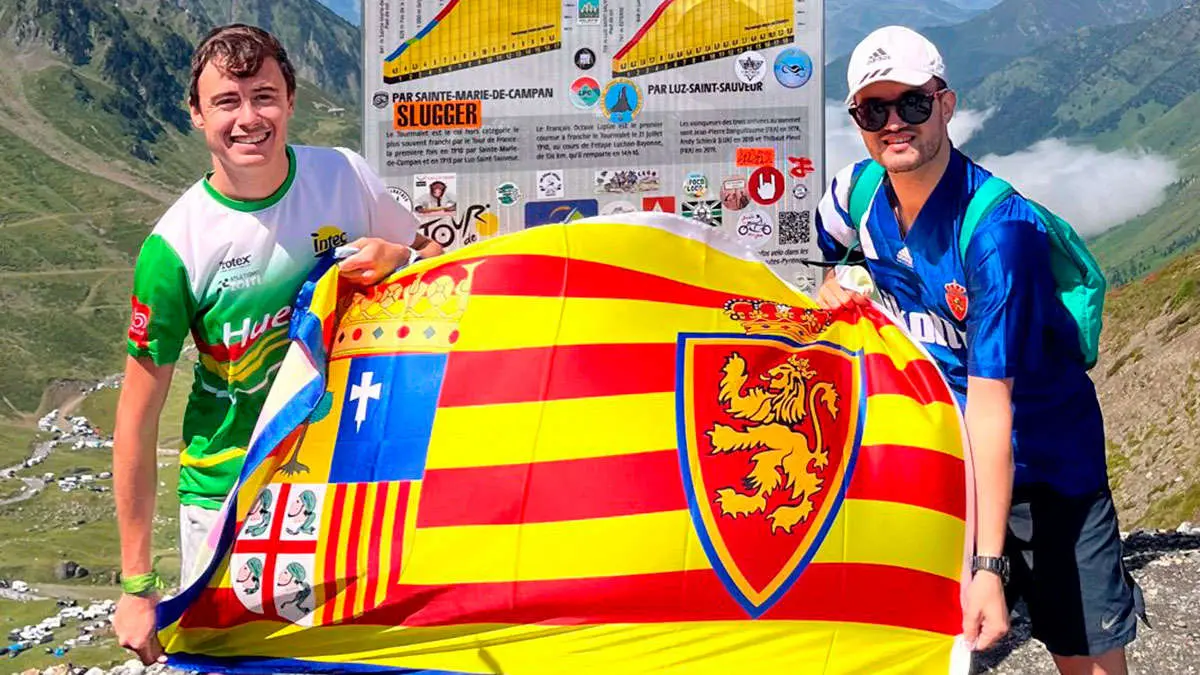 Los zaragocistas tambi&eacute;n est&aacute;n presentes en el Tour de Francia.