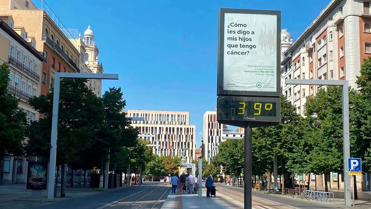 Adi&oacute;s, cierzo; hola de nuevo, 40&ordm;C