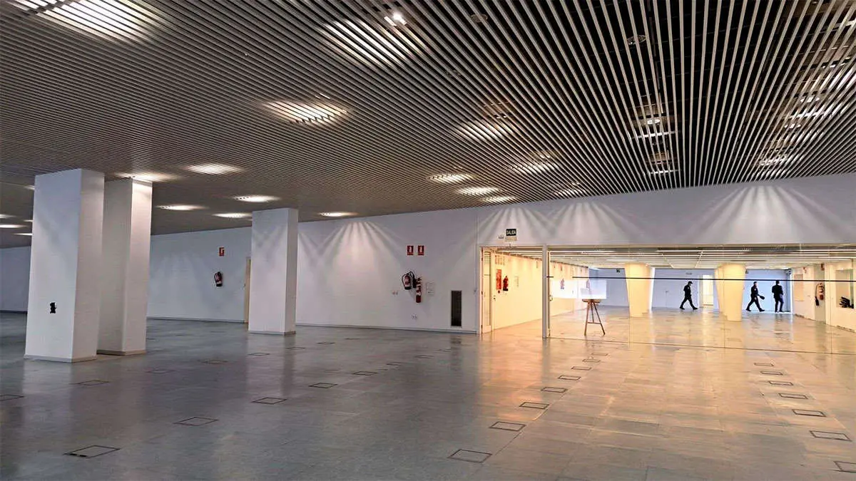 Interior del centro de emergencias antes de la reforma prevista