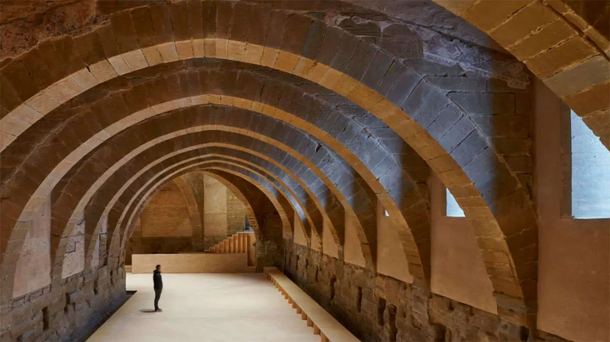 La zona muse&iacute;stica del Monasterio, todav&iacute;a vac&iacute;a