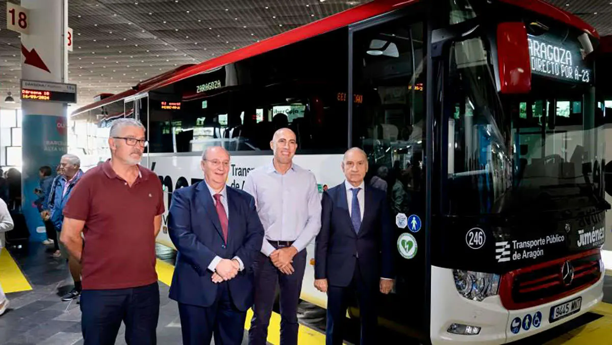En marcha las 37 l&iacute;neas de autob&uacute;s que conectan m&aacute;s de 100 municipios entre Zaragoza y Teruel