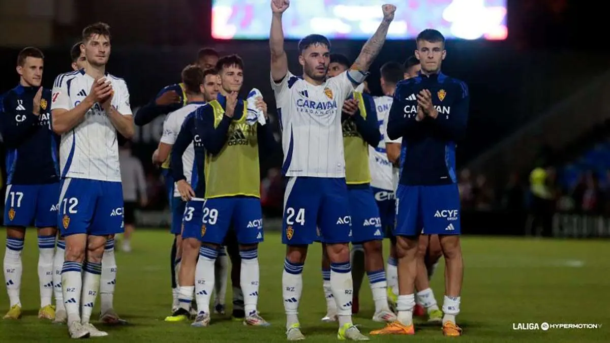 El Real Zaragoza cumple por lo general ante los de abajo. Foto de archivo.