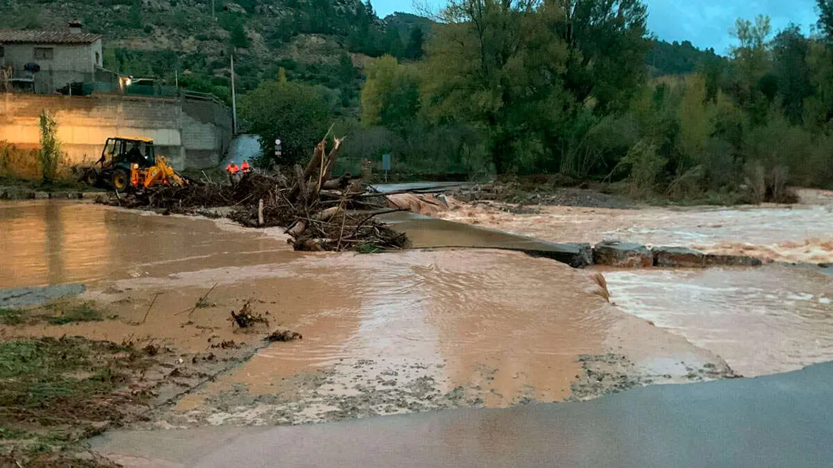 Los da&ntilde;os han sido materiales. Fuente: 112 Arag&oacute;n