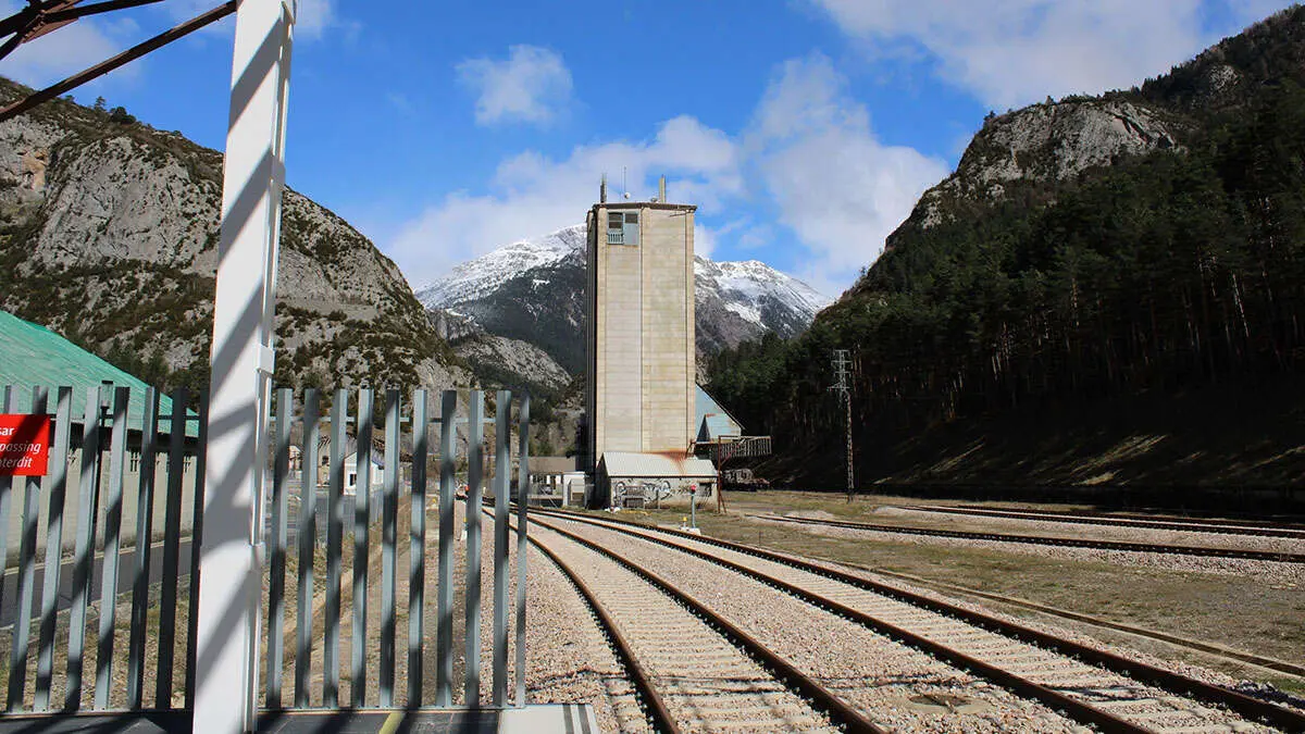 Tramo desde Canfranc hasta el paso fronterizo