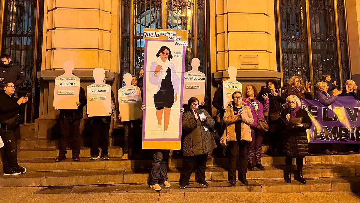 25n-concentraci&oacute;n-zaragoza-violencia-machista-gisele-pelicot
