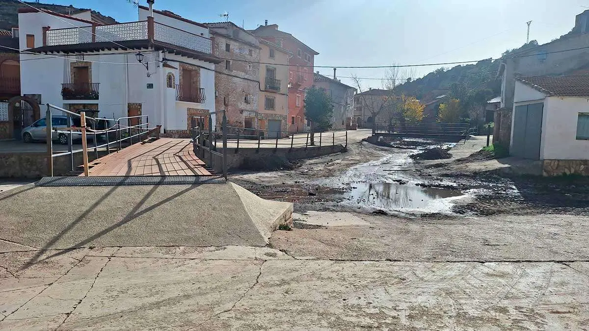 La Hoz de la Vieja, en Cuencas Mineras, una de las localidades afectadas por la DANA del 29 de octubre. Foto: Laura Royo