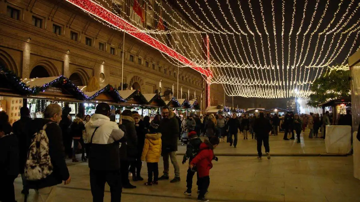 Luces de Navidad en Zaragoza