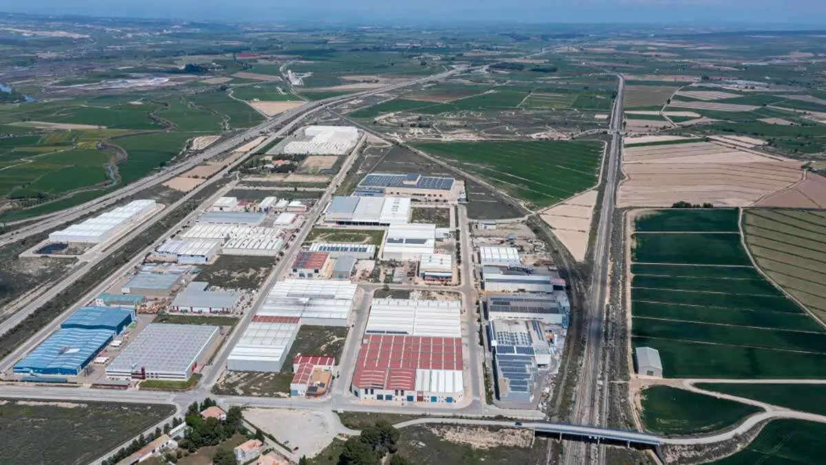Plataforma log&iacute;stica de Zuera. Foto: DGA