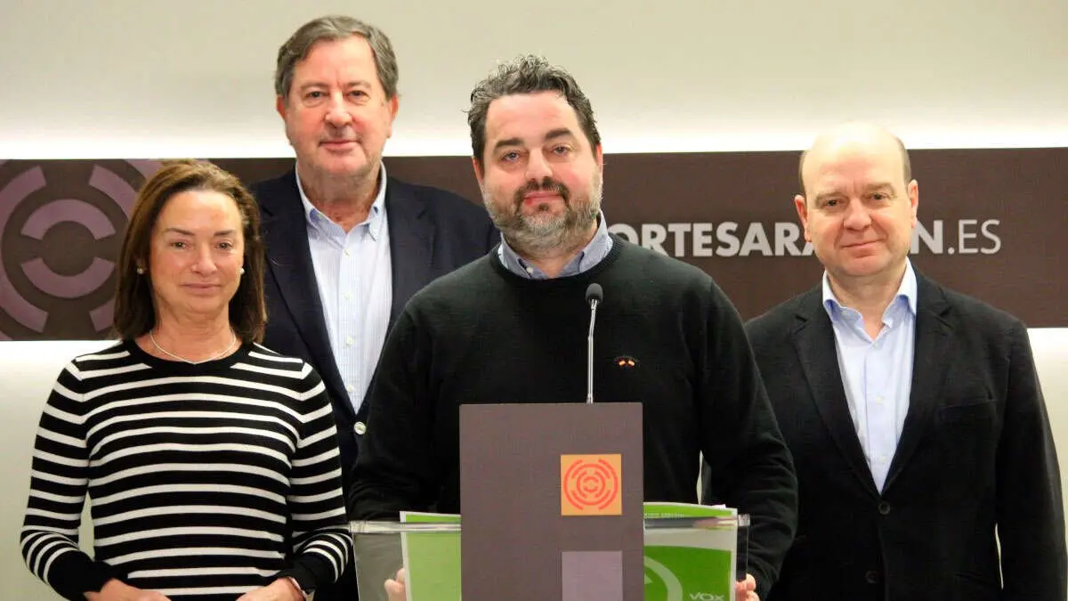 Rueda de prensa del grupo parlamentario. Foto: Vox