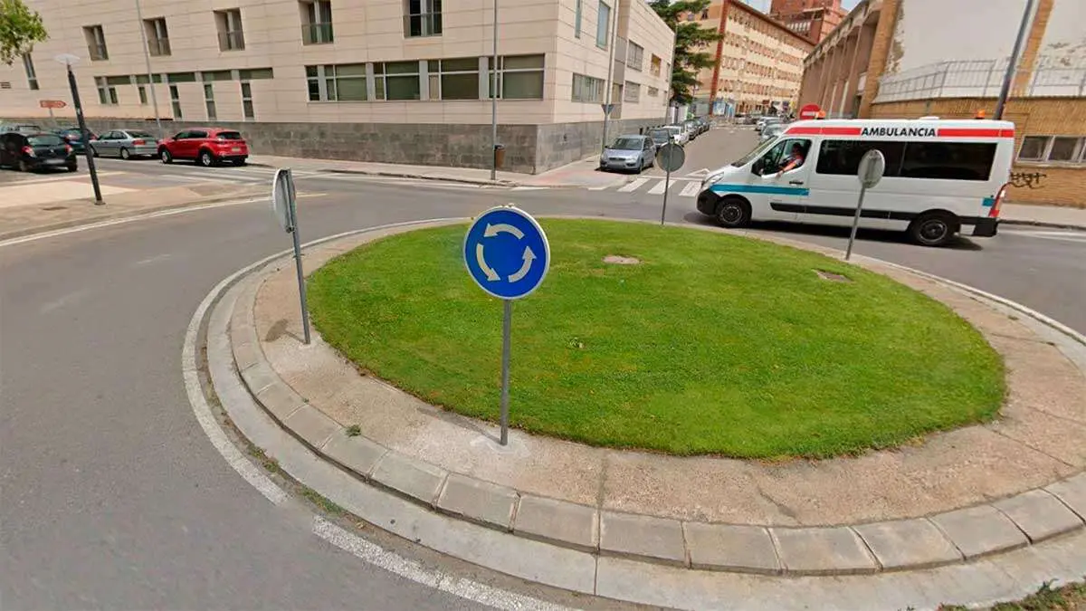 Imagen de archivo de la calle Men&eacute;ndez Pidal, en Huesca, donde se ha producido el atropello a una mujer de 74 a&ntilde;os