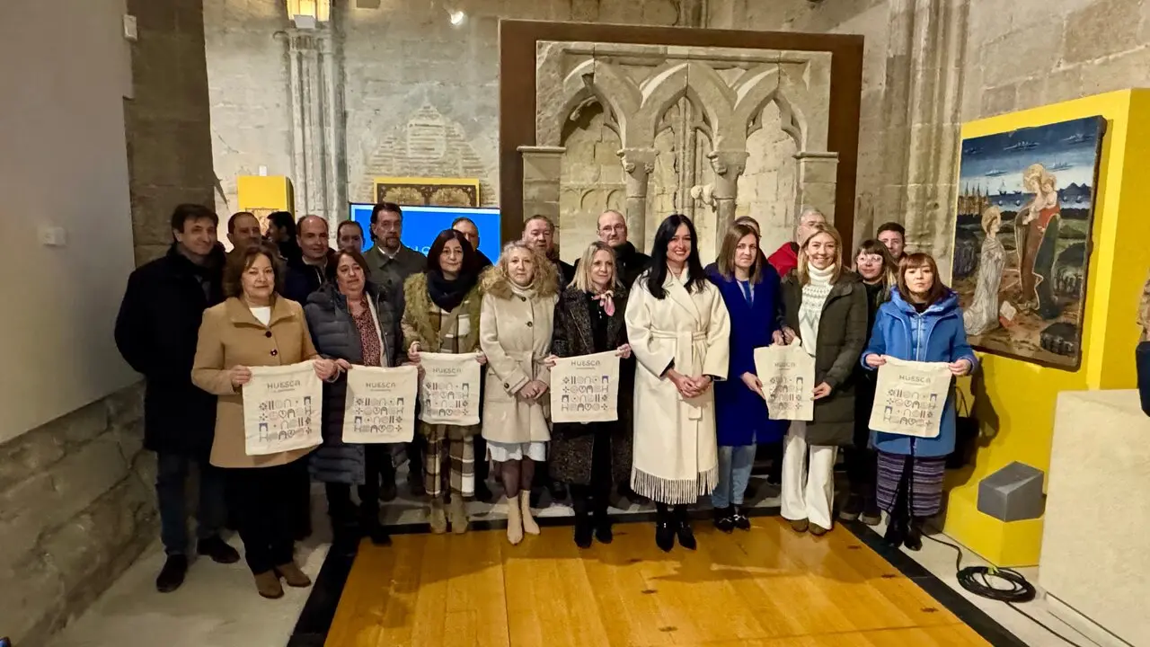 La presentaci&oacute;n de la nueva marca tur&iacute;stica de Huesca ha sido este lunes. Foto: Ayuntamiento de Huesca