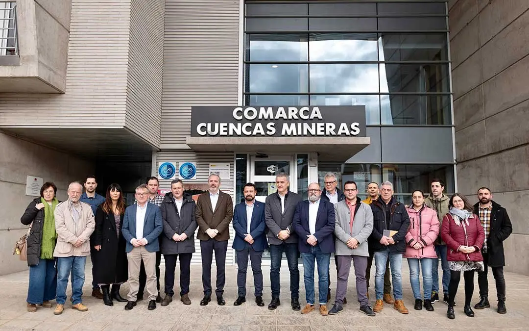 Visita del presidente Azc&oacute;n a la Comarca de Cuencas Mineras. Foto: DGA