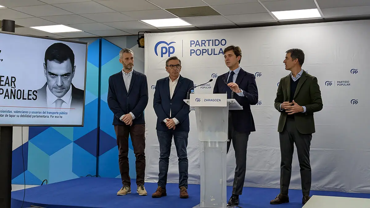 Celma y los diputados por Zaragoza, este martes
